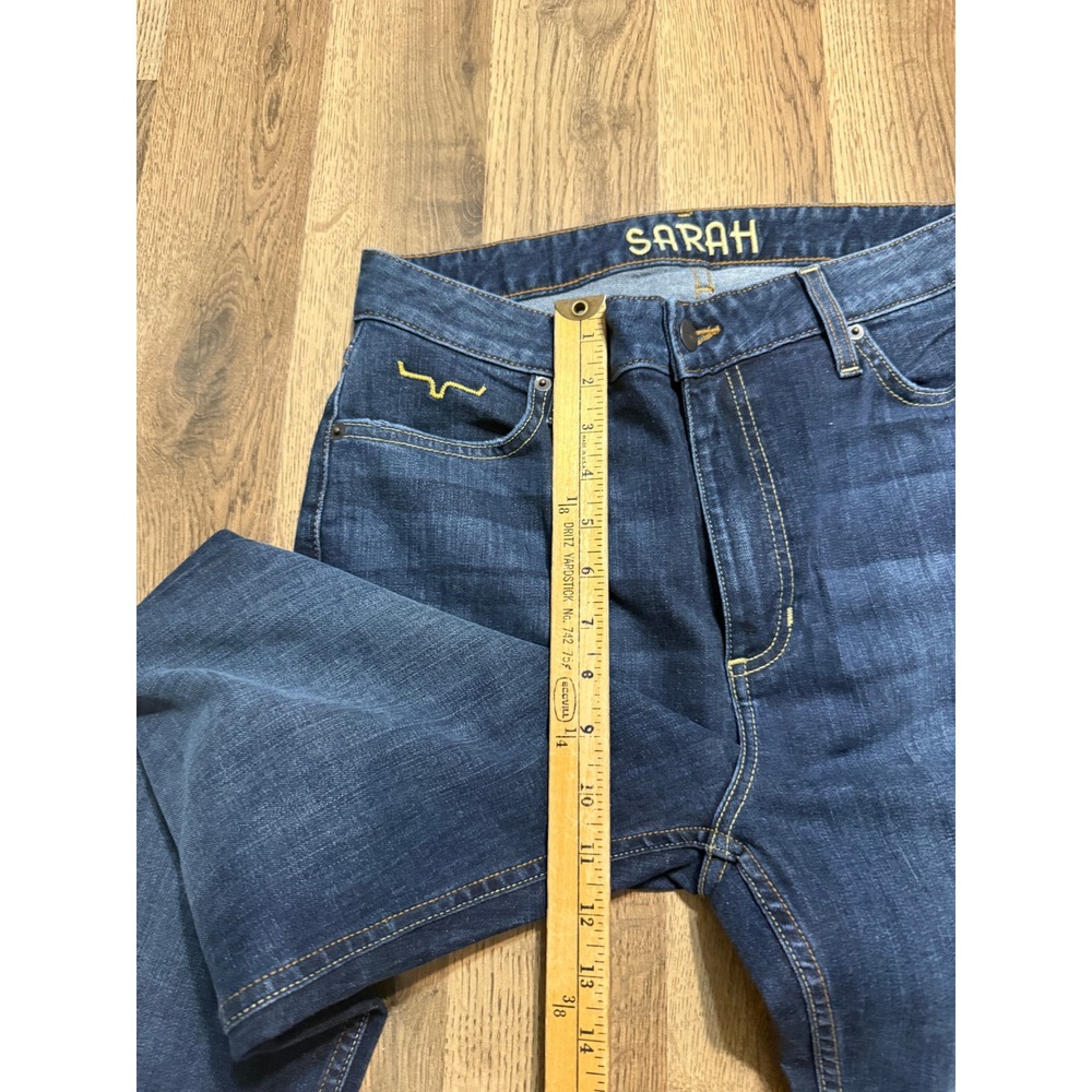 Kimes Ranch Jeans Women Size 8/32 Blue Denim Sarah Jeans Straight Leg Mid Rise - Picture 8 of 10